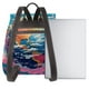 thumbnail image 3 of Fotbe Colorful Whimsical Earth Mochila Bolso con Estampado para Mujer, Mochila Antirrobo de Nylon Impermeable, Bolsa Ligera de Hombro, 3 of 4