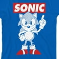 thumbnail image 2 of Sonic The Hedgehog Classic Olgilvie Maurice Boy's Royal Blue T-shirt-XL, 2 of 3