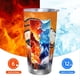 thumbnail image 5 of Taza térmica duradera de acero inoxidable 304 con tapa y pajita, temática del equipo de fútbol de los Broncos, taza térmica de acero inoxidable de 20 oz, taza para automóvil, adecuada para bebidas, 5 of 8
