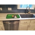 thumbnail image 3 of Longhair Red Pedbald Dachshund St. Patricks Day Dish Drying Mat, 3 of 5