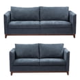 thumbnail image 1 of Sala 3-2 TRINITY Oslo 2 Piezas (Sofá, Love Seat) Steel Blue Para Sala, 1 of 8