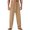 #Khaki, variant on DPTALR Men's Casual Fashion Solid Color Elastic Waist Drawstring Pants, BeigeS