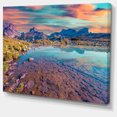thumbnail image 2 of Beautiful Lake in Lago Rienza - Seashore Canvas Art Print, 2 of 4
