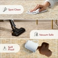 thumbnail image 2 of nuLOOM Úna Lattice SplashGuard Machine Washable Area Rug, 4' x 6', Úna Tan, 2 of 14