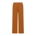 thumbnail image 4 of Landzoo One Dress Pants Stretchy Work Pants Wide Leg Yoga Pant With Pockets High Waisted Casual Pull On Trouser Pant Stylish Beautiful Women's Casual Pants, 4 of 6