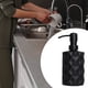 thumbnail image 5 of Aomota Paquete de 2 Dispensadores de Jabón de Vidrio con Diseño de Diamante, Dispensador de Jabón de Cocina de 12 Onzas para Baño, Jabón de Manos, Jabón para Platos (Negro Mate), 5 of 9