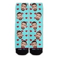 thumbnail image 6 of Function - Custom Valentine's Day Heart Pattern Fashion Socks, 6 of 8