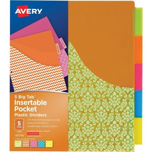 Pocket Dividers Binders