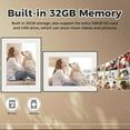 thumbnail image 4 of 32GB WiFi Digital Picture Frame, 10.1 Inch Frameo Photo Frame,1280x800 HD IPS Touch Screen, Auto-Rotate, Share Photos/Videos Instantly via Frameo App from Anywhere, Wall Mountable., 4 of 4