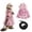 B, variant on Ferret Harness And Leash Adjustable Vest Escape Proof Comfortable Walking Training Gear For Small Animals Pet Clothes for Small Dogs Female Pet Clothes for Medium Dogs Female Pet Clothes for Medium