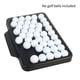 thumbnail image 1 of Bandeja para pelotas de golf, contenedor portátil, herramienta de entrenamiento, bandeja para guardar pelotas de golf para patio, interior y exterior,, 1 of 8