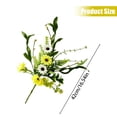 thumbnail image 3 of Artificial Spring Summer Wildflower Floral Stems – Daisy Flower Picks for Vase Table Centerpieces, Rustic Home Decor, 3 of 5