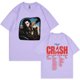 thumbnail image 3 of Camiseta de Charli Xcx Crash The Live Tour para hombres y mujeres, ropa de moda Harajuku, 100% algodón, camisetas sueltas informales, ropa de calle, 3 of 5