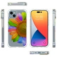 thumbnail image 3 of CoverON Phone Design For Apple iPhone 15 Plus Case, Clear Flexible Soft Rubber Slim TPU Cover, Peony Flower, 3 of 7