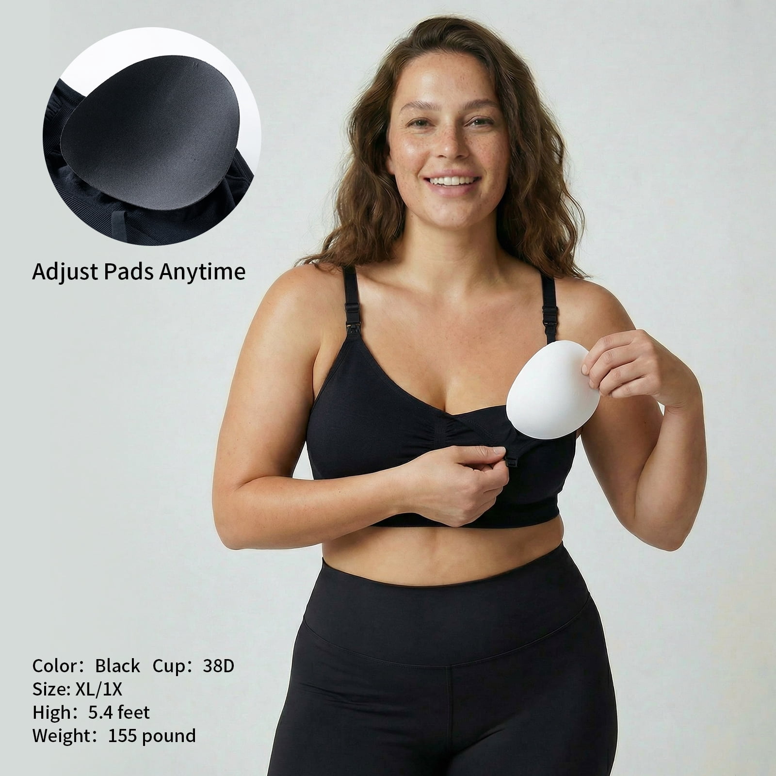 Under Control Seamless Maternity & Nursing Bra, 4-Pack S Size