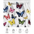 thumbnail image 5 of Butterfly Print Wrap Around Bed Skirts for California King Bed 18" Drop,Bed Skirt with Adjustable Elastic Belt Dust Ruffle Bed Valance for Bedroom Hotel Luxury Modern Colorful Animals Bed Frame Cover, 5 of 7