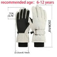 thumbnail image 3 of Tanhomme 2Pairs Winter Gloves, Thermal Warm Gloves Bike Gloves Cycling Gloves for Driving，Cycling，Running，Hiking Winter Outdoor Men Women Snow Skating Snowboarding Windproof Warm Ski Gloves, 3 of 4