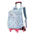thumbnail image 1 of Sac à Dos Trolley Créatif à 6 Roues Grande Capacité Sac à Dos à Roulettes Sac d'École, 1 of 9