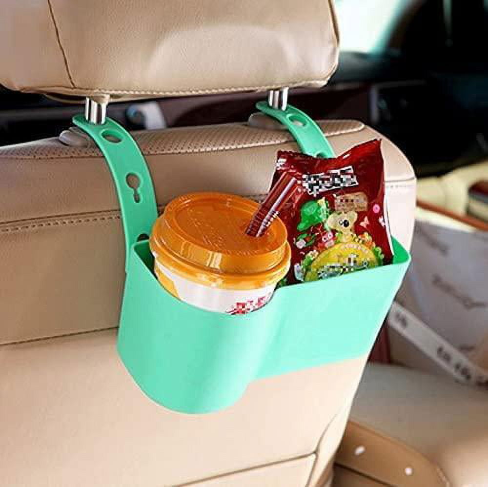 Toorise Car Headrest Tray Car Backseat Organizer Foldable Car Dining Tray  Multifunctional Vehicle Chair Back Beverage Rack Multi Laptop Tray Drink  Food Cup Holder Stand Desk Auto Travel Table (Black) 