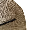 Kate and Laurel Hutton - Vassoio rotondo in legno con manici, colore: Noce Contemporaneo 18 Diameter Earthen