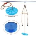 thumbnail image 7 of KFFKFF Zip Line Kit 52ft for Kids Adult Zip Line Cars Up to 500 lbs, 7 of 7