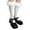 White, variant on PMVFHDE Women's Long Socks Fashion Feather Lace Trim Mid Calf Warm Socks Soft Feather Detail Indoor Floor Socks White