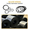 External Chill Rings VIGRUE 315Pcs Snap Ring Shop Assortment Alloy Steel External Circlip ...
