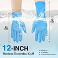thumbnail image 4 of Schneider Nitrile Exam Gloves, Extended 12 Inches Cuff, Large, 4 mil, 100-ct Box, Gloves Disposable Latex Free, Powder Free for Medical, Food Prep, Cleaning, Cooking, Blue, 4 of 8