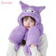 thumbnail image 2 of Kawaii Sanrio Kuromi My Melody Pachacco Cinnamoroll-Conjunto de guantes 3 en 1 para mujer, gorro cálido a prueba de frío, regalo para niña LIUWENJING unisex, 2 of 2