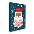thumbnail image 3 of Have Merry Christmas Patterned Santa Holiday Graphic Art Gallery Wrapped Canvas Print Wall Art, 3 of 7
