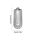 thumbnail image 3 of Gaecuw Black Wall Mounted Iron and Glass Vase, Minimalist Hydroponic BOTANICAL Holder, Small Hanging BOTANICALer for Bedroom and Study, 3 of 6