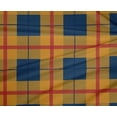 thumbnail image 4 of oneOone Polyester Lycra Dark Navy Blue Fabric Madras Check Sewing Craft Projects Fabric Prints By Yard 56 Inch Wide, 4 of 4