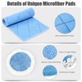 thumbnail image 4 of Gymax 5 Washable Microfiber Replacement Mop Pads For Electric Spin Mop, 4 of 10