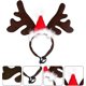 thumbnail image 3 of Adornos de reno de arroz con asta de Navidad, tocado decorativo para pelo de perro y gato (rojo) (1 unidad), 3 of 5