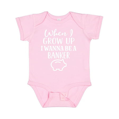 

Inktastic Banker Future Job Gift Baby Boy or Baby Girl Bodysuit