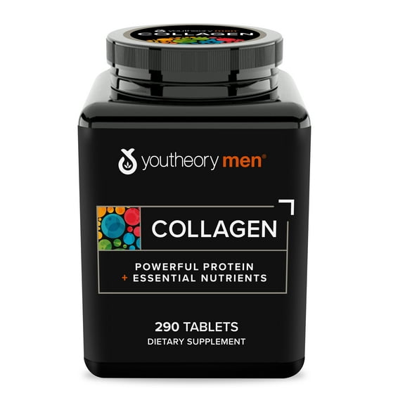 Youtheory Men's Collagen Advanced 290ct (1Bottle)