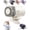 White, variant on 2026 Car Clip on Air Conditioner Fan with LED Display, Portable Mini Cooling System for Auto Vehicle, USB Rechargeable Battery Powered Gadget, 360° Rotation Adjustable 199 Speeds Truck Tent,Black