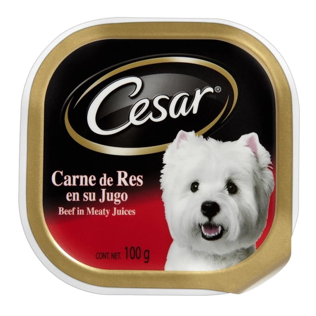 Alimento para Perro César Clásico Carne de Res en su Jugo 100 g