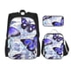 thumbnail image 1 of Disketp Butterflies Mochila Estampada de Gran Capacidad con Lonchera y Estuche, Set de 3 Piezas para Estudiantes, 1 of 7