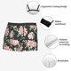 thumbnail image 3 of Fotbe Rose Flowers Calzoncillos Tipo Boxer con Bolsa de Soporte Total para Hombre, X-Temp Fresco, Transpirable y de Secado Rápido-Large, 3 of 5