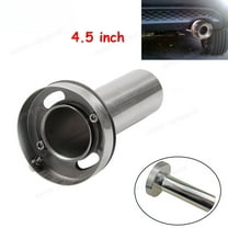 YIUIY 4.5" Stainless Steel Round Exhaust Muffler Tip Removable Silencer Inner Silence