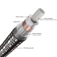 thumbnail image 2 of Cable coaxial Preffair OFC, cobre plateado, BNC, 50 ohmios, 1,5 m, 2 of 7