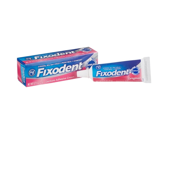 Fixodent Original Secure Denture Adhesive Cream, 0.75 oz
