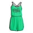 thumbnail image 5 of No Boundaries Juniors' Double Strap Romper, 5 of 5