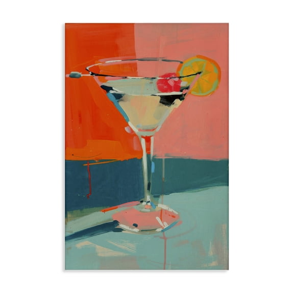 Stupell Industries Contemporary Modern Cocktail Time Canvas Art, 16 x 24, by LSR Design Studio