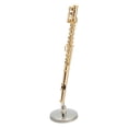 thumbnail image 3 of Dollhouse Flute, Exquisite Ornament Copper Miniature Flute Model Simulated With Case For Study, 3 of 8