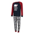 thumbnail image 3 of Shuttle tree Matching Family Pajamas Sets Christmas PJ's with Cartoon Bear Printed Tee and Pants Family Pajamas Matching Set, 3 of 10