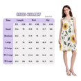 thumbnail image 4 of FORMRS Summer Dress for Women Loose U Neck Sleeveless Midi Beach Sundresses with Pockets, Sunflower Pattern, 4 of 8