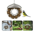 Lizheee Wild Bird Feeder Hanging Garden Yard Outside Decoration Bird