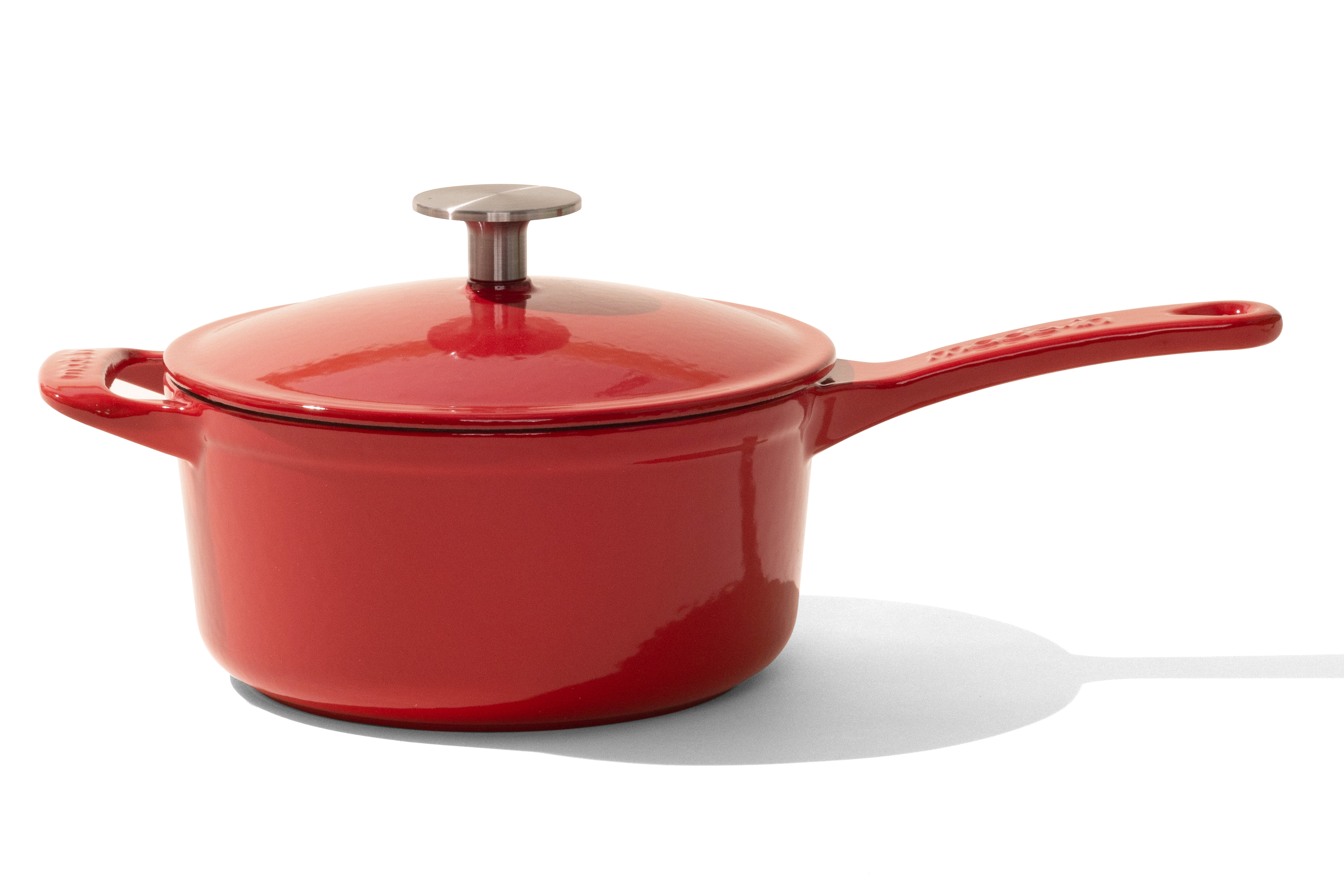 Tramontina - Gourmet Enameled Cast Iron 2.5-Quart Covered Sauce Pan - Gradated Red